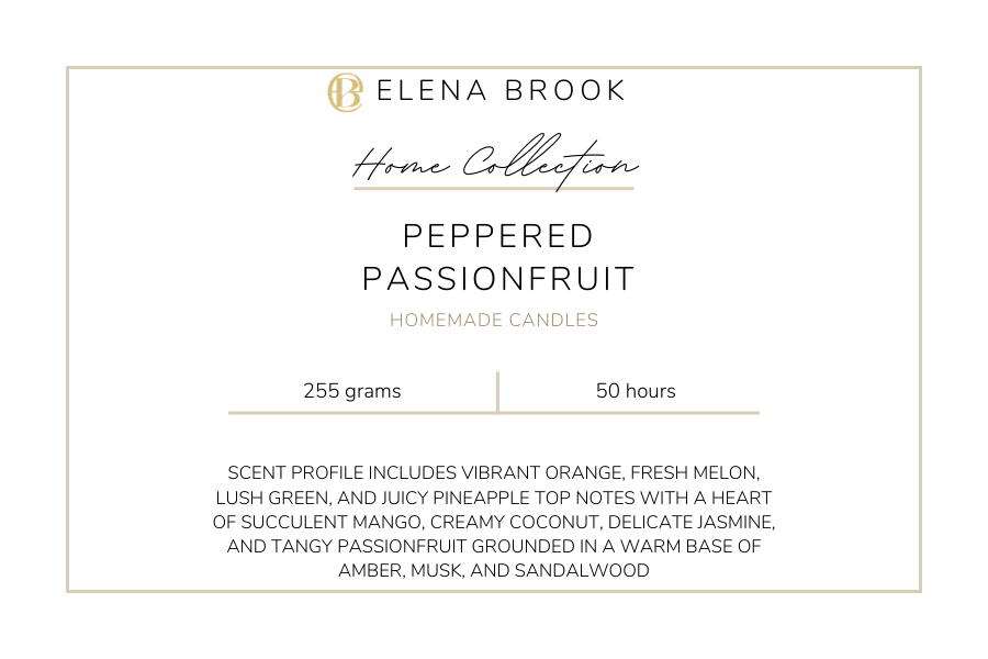 TranquilGlow Luxury Candle Collection by Elena Brook