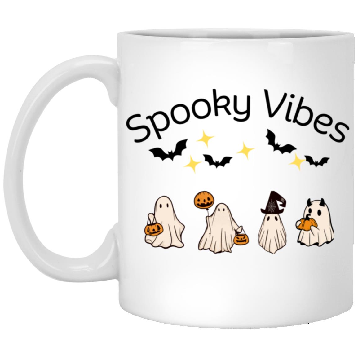 Spooky Vibes White Mug
