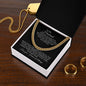 To My Husband | Becoming Your Friend (Cuban Link Necklace)