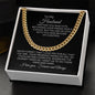 To My Husband | Becoming Your Friend (Cuban Link Necklace)