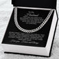 To My Husband | Becoming Your Friend (Cuban Link Necklace)