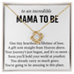y Baby Foot Heart Pendant Necklace With Gift Box Card, Birthday Gift For Mother