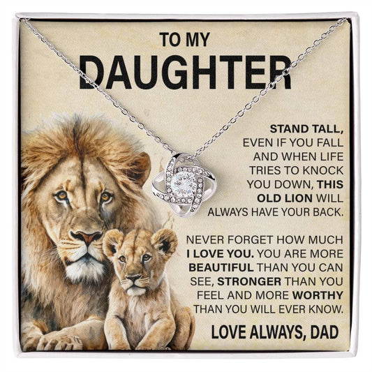 To My Daughter | Stand Tall Love Knot