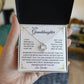 To My Granddaughter | Brave and Strong | Love Knot Necklace