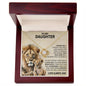 To My Daughter |This Old Lion | Love Knot Necklace