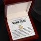 y Baby Foot Heart Pendant Necklace With Gift Box Card, Birthday Gift For Mother