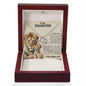 To My Daughter |This Old Lion | Love Knot Necklace