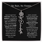 [LIMITED TIME ONLY] No Rain - No Flowers - Never Forget That I Love You | Birth Flower Name Necklace