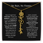 [LIMITED TIME ONLY] No Rain - No Flowers - Never Forget That I Love You | Birth Flower Name Necklace