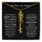 [LIMITED TIME ONLY] No Rain - No Flowers - Never Forget That I Love You | Birth Flower Name Necklace