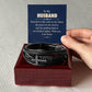 Men's Cross Leather Bracelet