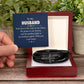 Men's Cross Leather Bracelet