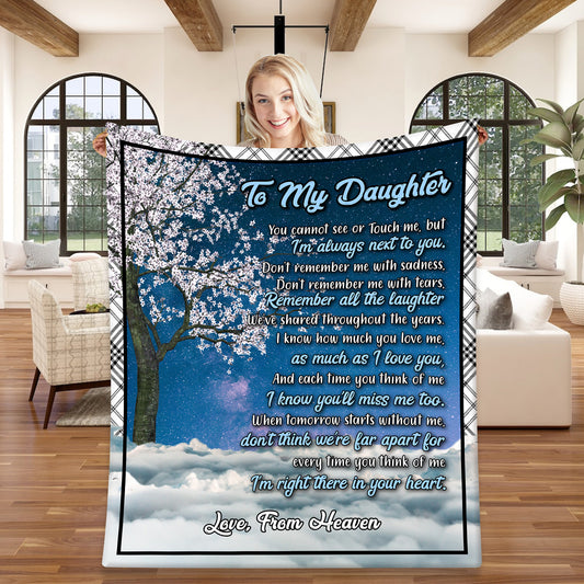 To My Daughter From Heaven From Mom/From Dad