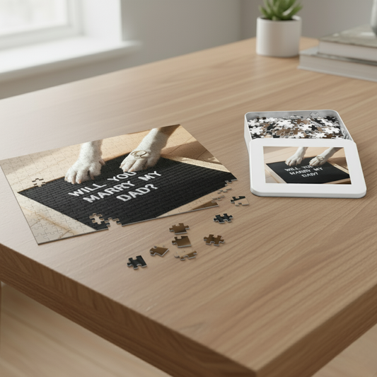 Custom Photo Puzzle: Personalized Family Keepsake, Memory Gift