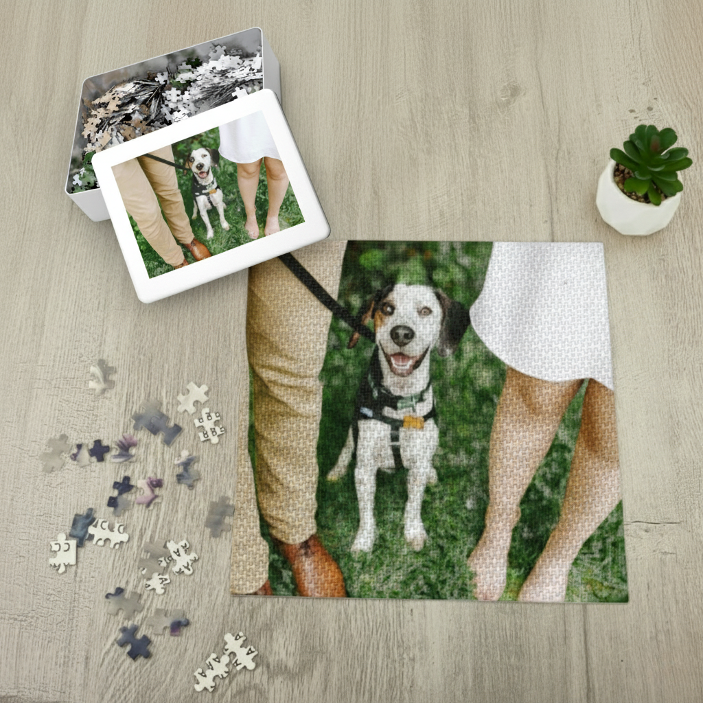 Custom Photo Puzzle: Personalized Family Keepsake, Memory Gift