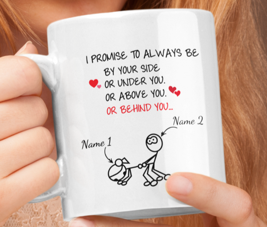 Color Changing Mug: I Promise to Always Be By Your Side