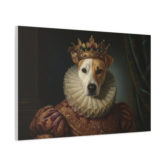 Personalized Vintage Pet Portrait Canvas Wall Art