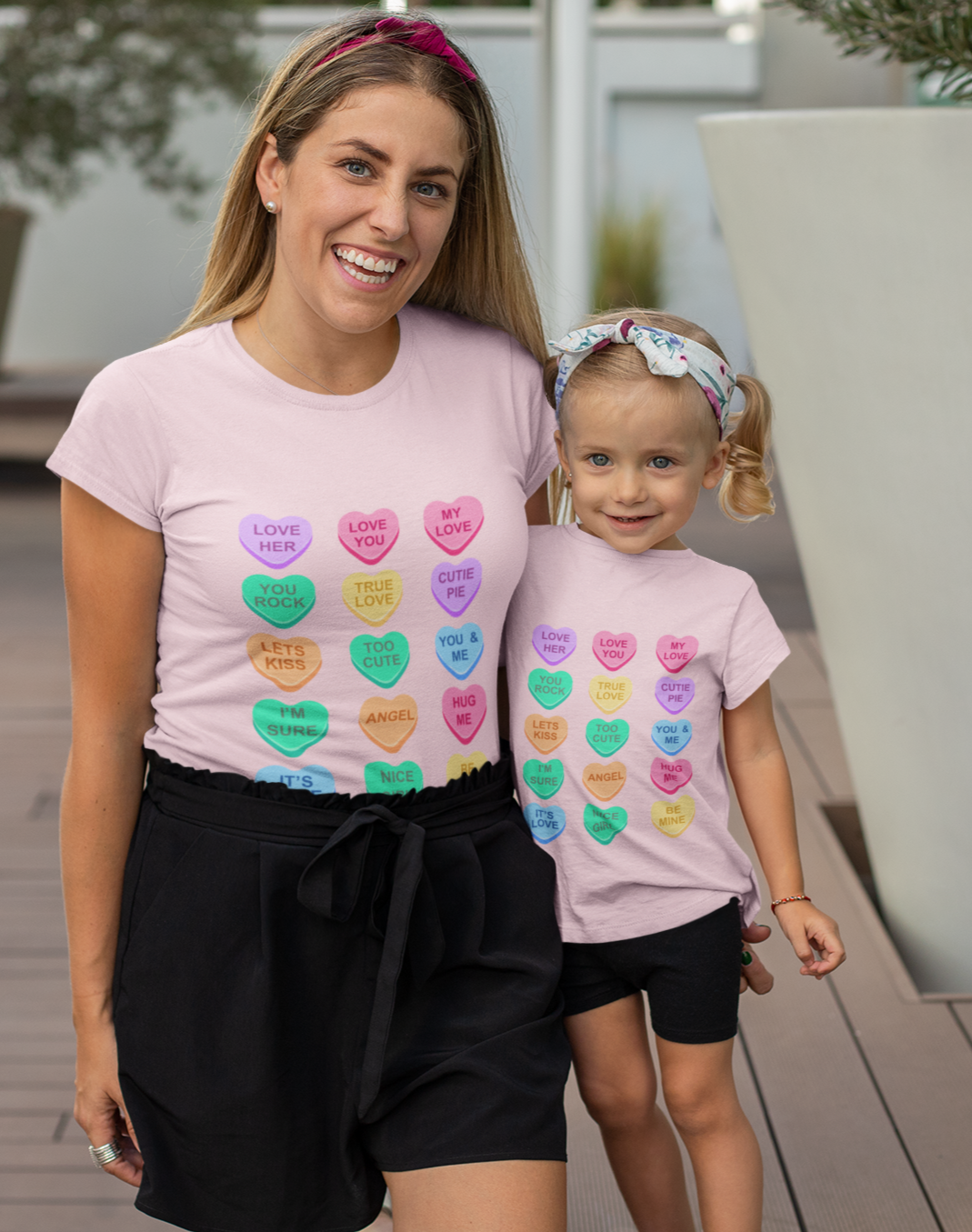 Mommy and Me Heart Candy Shirt