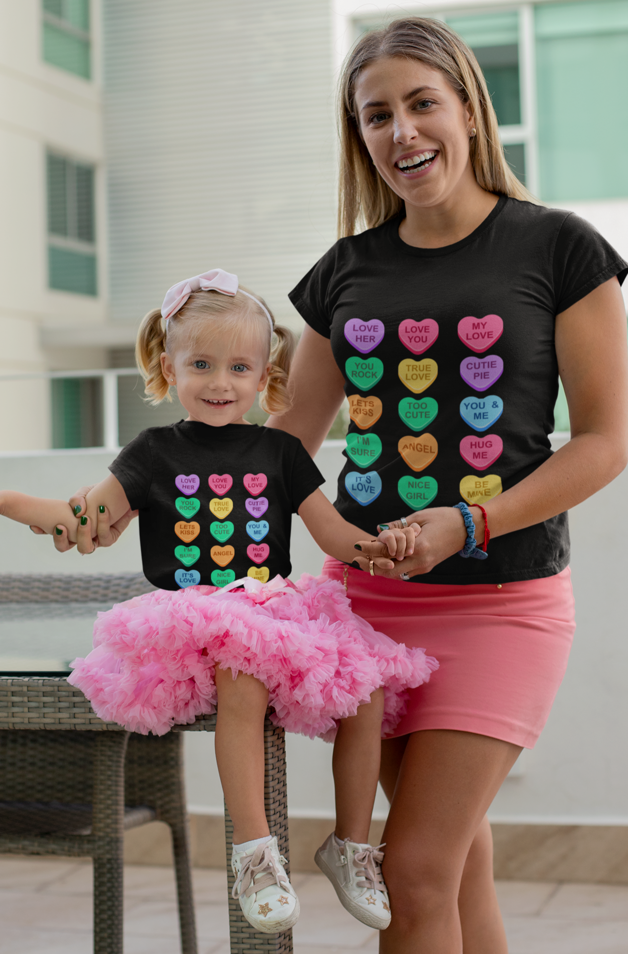 Mommy and Me Heart Candy Shirt