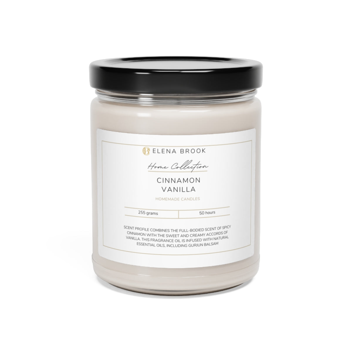 TranquilGlow Luxury Candle Collection by Elena Brook
