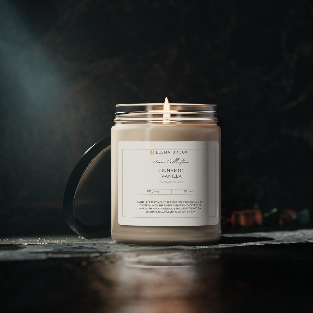 TranquilGlow Luxury Candle Collection by Elena Brook