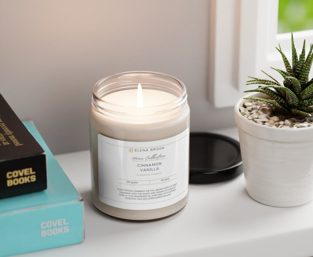 TranquilGlow Luxury Candle Collection by Elena Brook