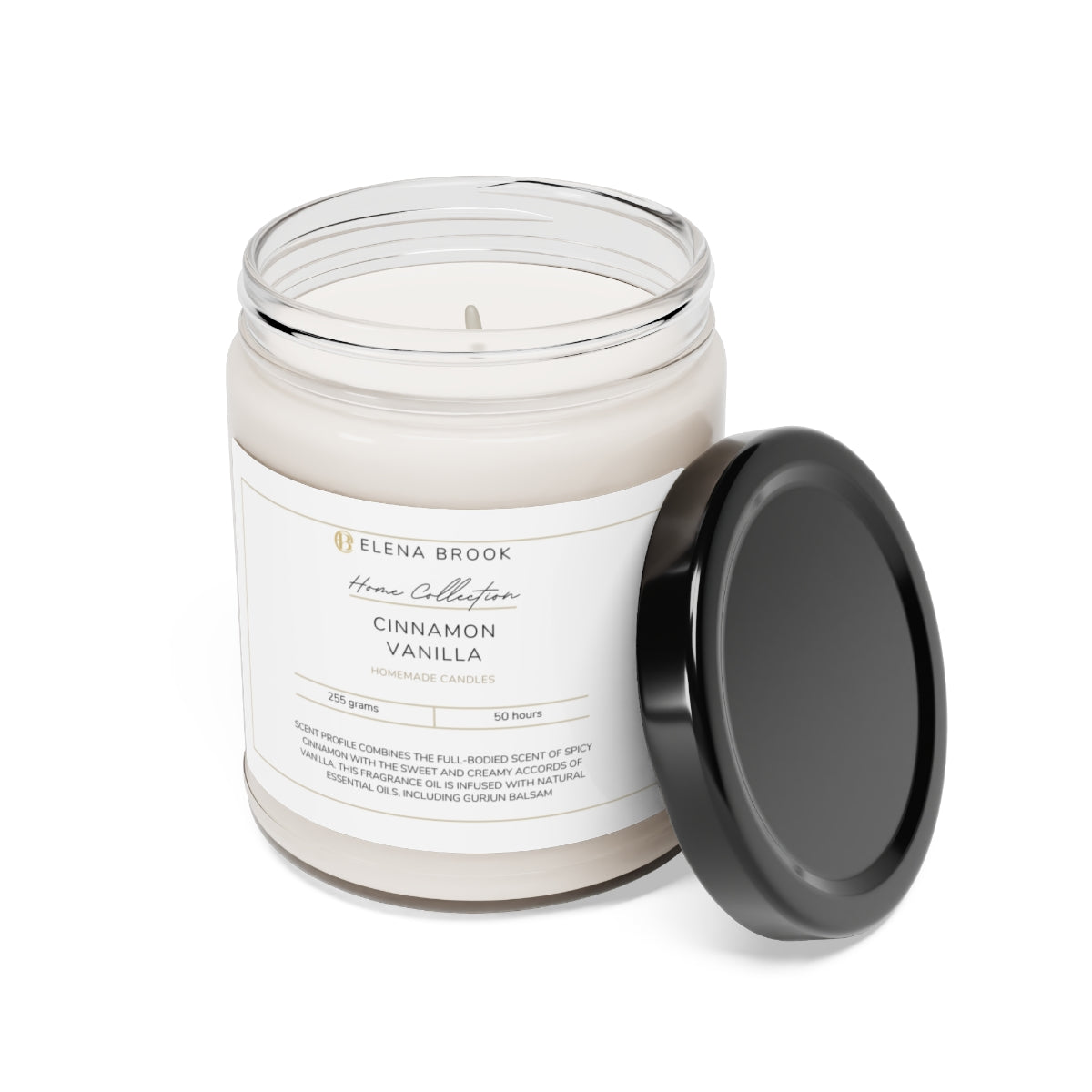 TranquilGlow Luxury Candle Collection by Elena Brook