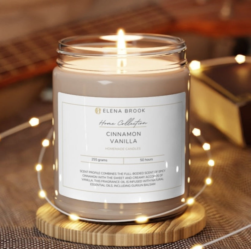 TranquilGlow Luxury Candle Collection by Elena Brook