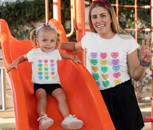 Mommy and Me Heart Candy Shirt