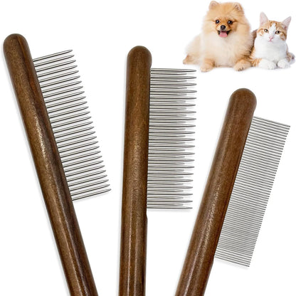 Paw-Fect Groom Trio: Deluxe Cat Combs